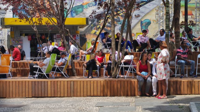 Projeto Centro Aberto no Largo São Francisco. Foto: Divulgação